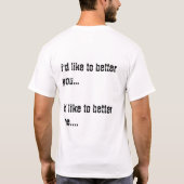 Innerhalb (ich möchte Sie verbessern…) T-Shirt (Rückseite)