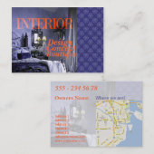 INNERHALB - Visitenkarte / Standortkarte (Vorne/Hinten)