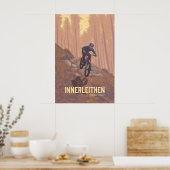 Innerleithen Mountainbike-Reiseposter Poster (Küche)