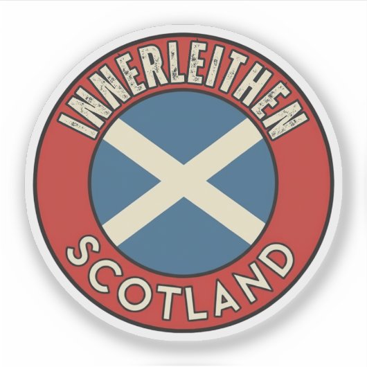 Innerleithen, Schottland Aufkleber (Vorderseite)