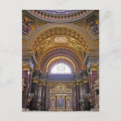 Innern der St. Stephansbasilika, Budapest(7) Postkarte (Vorderseite)
