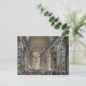 Innern von St. Peter's, Rom, 1867 Postkarte (Stehend Vorderseite)