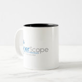 InnerScope_logo_trans Zweifarbige Tasse (Vorderseite Links)