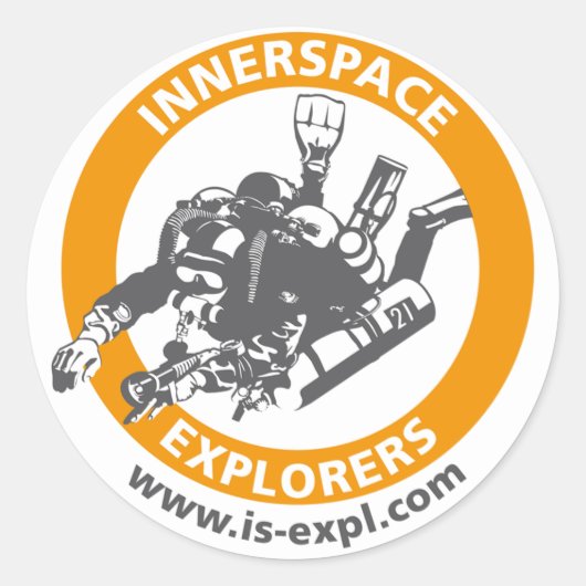 InnerSpace Explorers Aufkleber (Vorderseite)