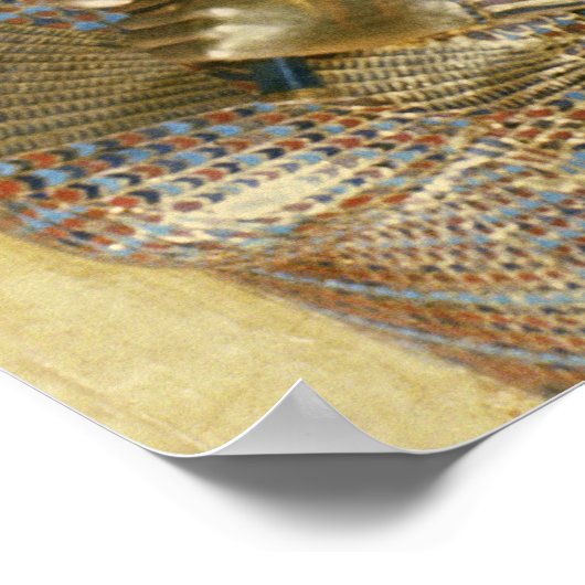 Innerster Sarg von Tutankhamun Poster (Ecke)