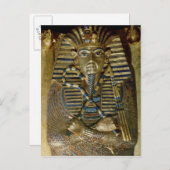 Innerster Sarg von Tutankhamun Postkarte (Vorne/Hinten)
