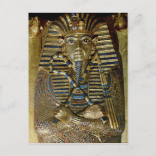 Innerster Sarg von Tutankhamun Postkarte