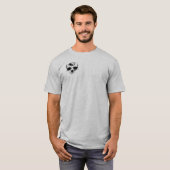 INNERSTRENGTH Schädel-Abzeichen des Gedankens T-Shirt (Vorne ganz)