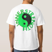 innerstrength Weiß mit schwarzem Logo T-Shirt (Rückseite)