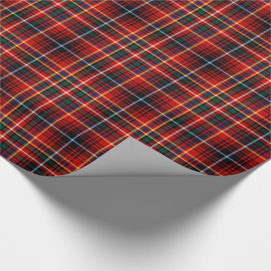 Innes Clan Tartan Geschenkpapier (Ecke)