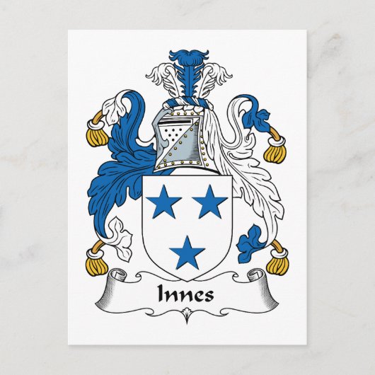 Innes Familienwappen Postkarte (Vorderseite)