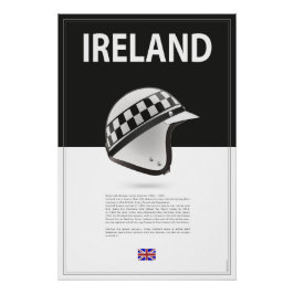 Innes Ireland Helmet Poster