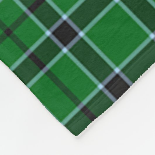 Innes Jagen Kariert Fleecedecke (Ecke)