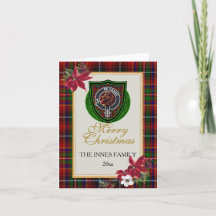 Innes-Schottischer-Clan-Tartan & Wappen