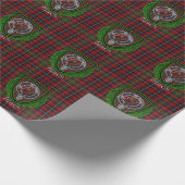 Innes Scottish Clan Tartan & Crest Geschenkpapier (Ecke)