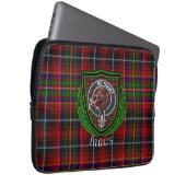 Innes Scottish Clan Tartan & Crest Laptopschutzhülle (Vorne Rechts)