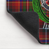 Innes Scottish Clan Tartan & Crest Mousepad (Ecke)
