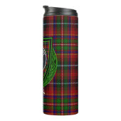 Innes Scottish Clan Tartan & Crest Thermosbecher (Nach rechts gedreht)