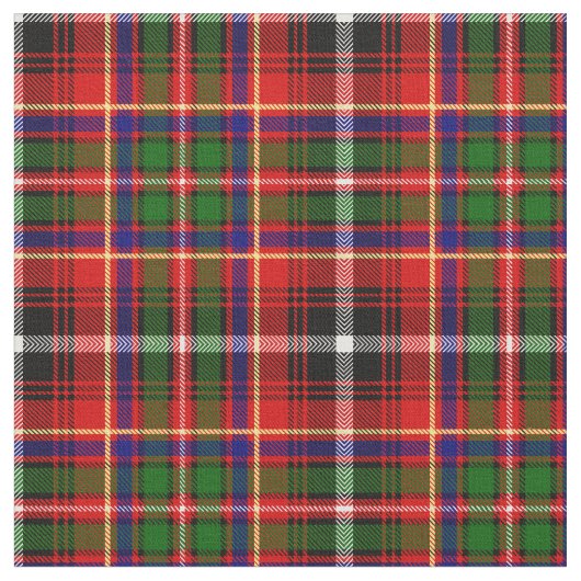 Innes Tartan-Druck Stoff (Nahaufnahme)