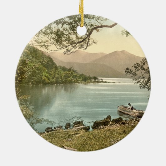 Innisfallen, Killarney, Landkreis Kerry, Irland Keramik Ornament (Hinten)