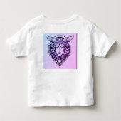 "Innocence and Ink: Ein einzigartiger Tattoostor f Kleinkind T-shirt (Rückseite)