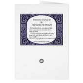Innocence Fairy Cat Card (Hinten)