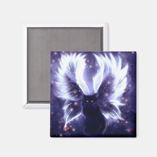Innocence Fairy Cat Magnet (Vorderseite/Rückseite)
