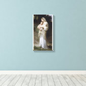 Innocence Madona Baby Lamb bouguereau Leinwanddruck (Insitu (Holzboden))