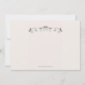 Innocence Square Foto Einladung (Rückseite)