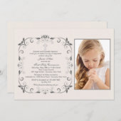 Innocence Square Foto Einladung (Vorne/Hinten)