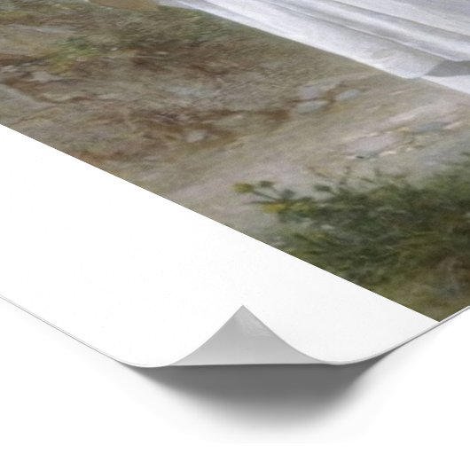 Innocense Bouguereau Lamb Poster (Ecke)