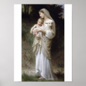 Innocense Bouguereau Lamb Poster (Vorne)