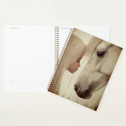 Innocent Bond – Child and Horse Art Planer (Anzeige)