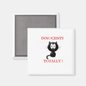 Innocent Kitty Magnet (Vorderseite/Rückseite)