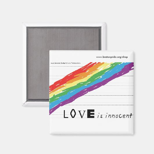 Innocent Magnet Square (Vorderseite/Rückseite)