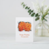 Innocent Orange Visitenkarte (Stehend Vorderseite)