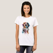 Innocent Pup: Adorable ilustración de un pequeño p T-Shirt (Vorne ganz)