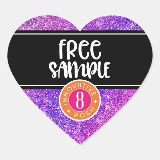 Innov8tive + Posh free sample label Aufkleber (Vorderseite)