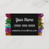 Innov8tive Posh Leopard-Visitenkarte Visitenkarte (Vorderseite)