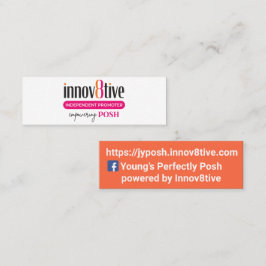 Innov8tive Posh Mini-Visitenkartendesign Mini Visitenkarte