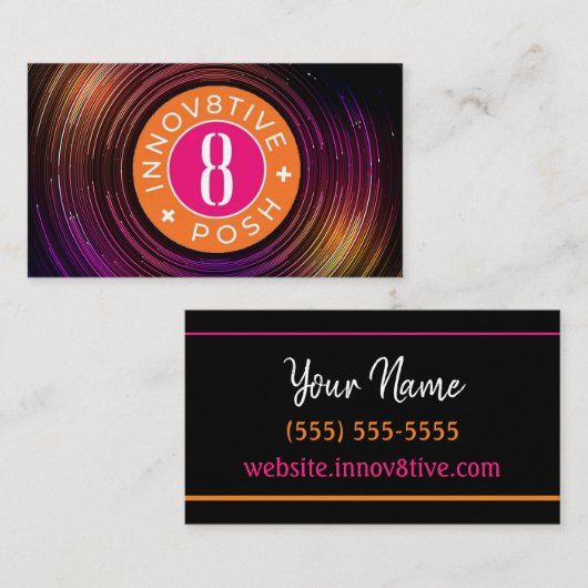 Innov8tive Posh-Visitenkarte Visitenkarte (Vorne/Hinten)