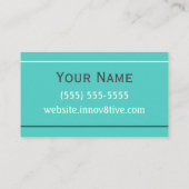 Innov8tive Posh-Visitenkarte Visitenkarte (Rückseite)