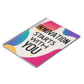 Innovation beginnt mit der Option 2 Notizblock (Linke Seite)