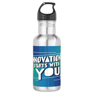Innovation beginnt mit dir 3 Wasserflasche