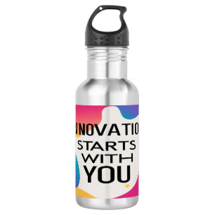 Innovation beginnt mit dir Wasserflasche