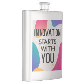 Innovation beginnt mit Ihnen Flachmann (Rechts)