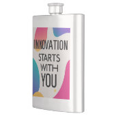 Innovation beginnt mit Ihnen Flachmann (Links)