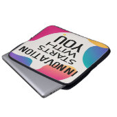 Innovation beginnt mit Ihnen Laptopschutzhülle (Vorne Knopf)
