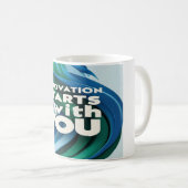 Innovation beginnt mit Ihnen Option 2 Kaffeetasse (VorderseiteRechts)