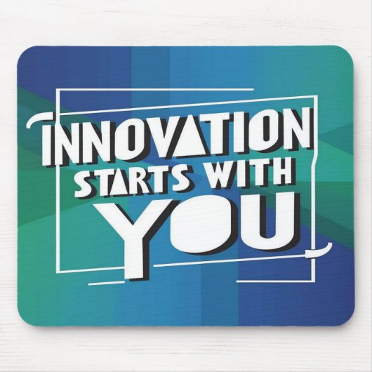 Innovation beginnt mit Ihnen Option 3 Mousepad (Vorne)